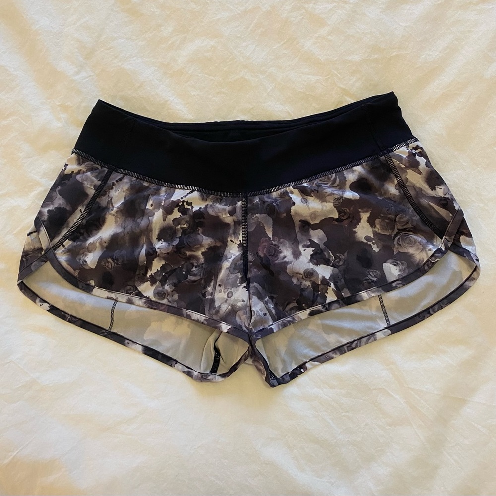 Lululemon Printed Running Shorts